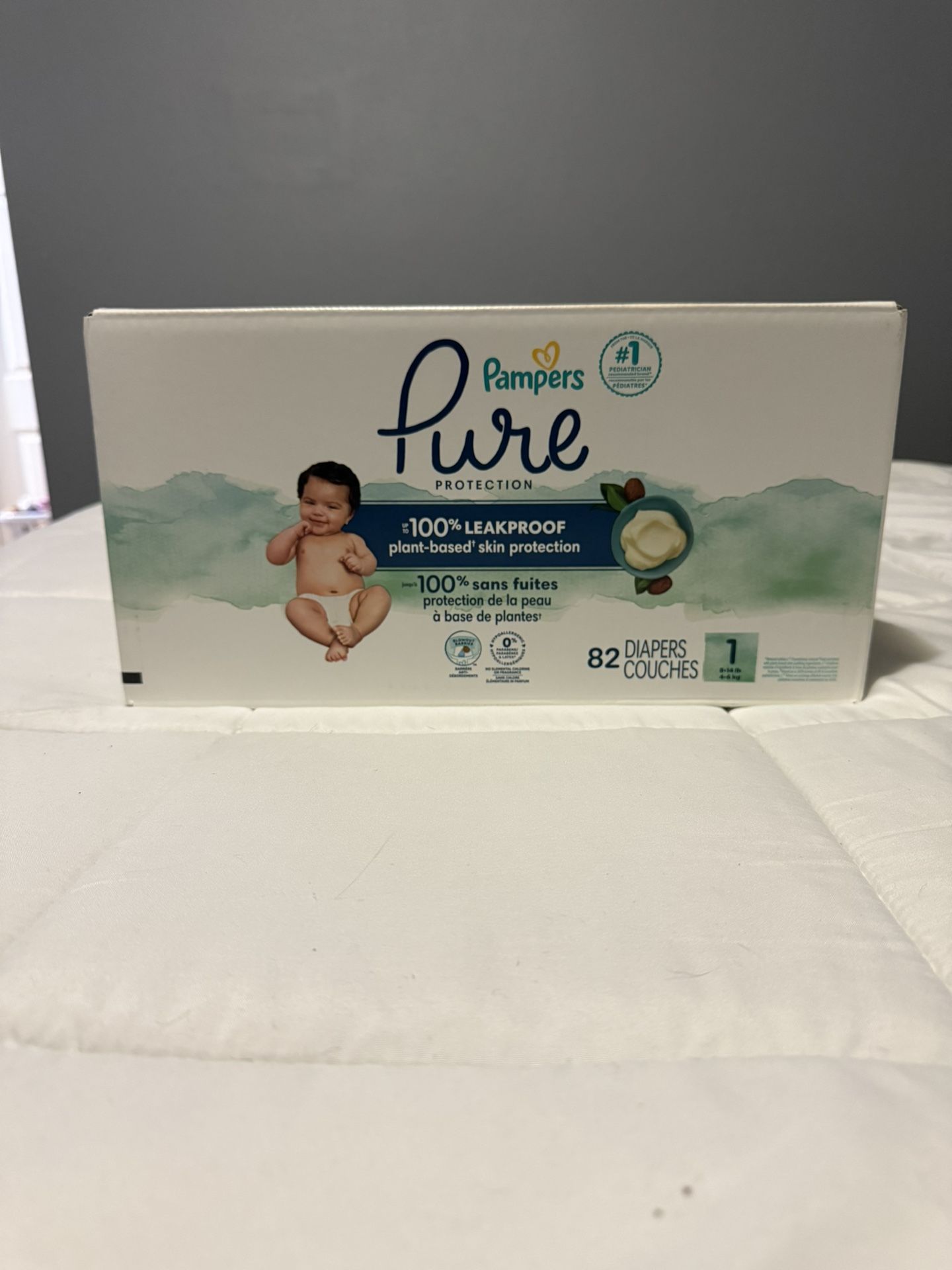 Pampers Pure Protection Size 1 - 82 Ct
