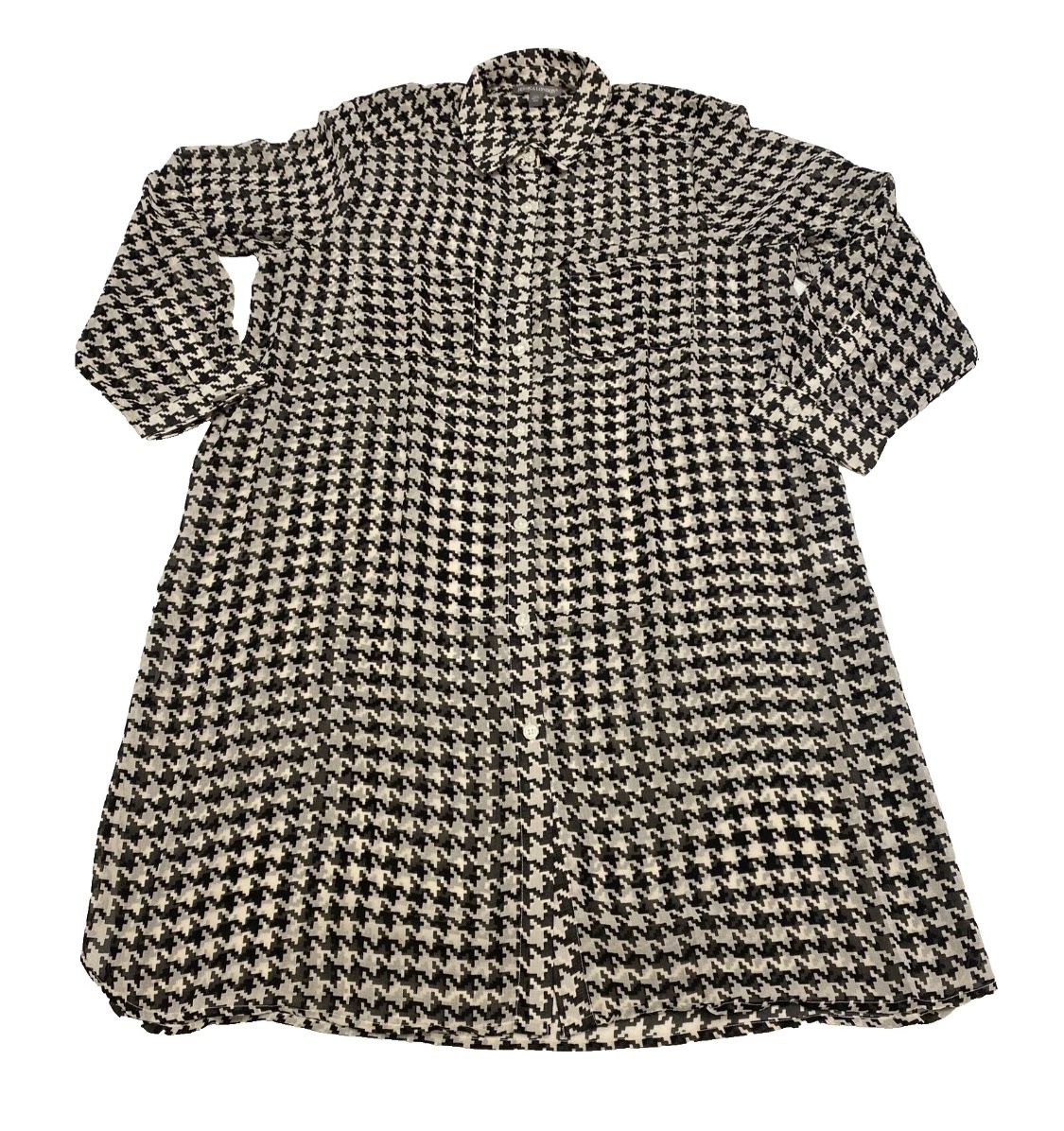JESSICA LONDON WOMEN’S PLUS SIZE SHEER GEORGETTE MEGA TUNIC SIZE 20W
