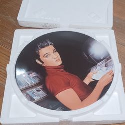 Elvis Presley Collector's Plate The Picture Of Cool Young Wild