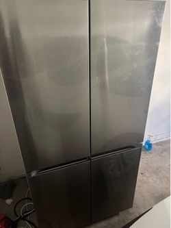 Samsung 36 in. 28.3 Cu. Ft. Platinum Glass French Door Refrigerator