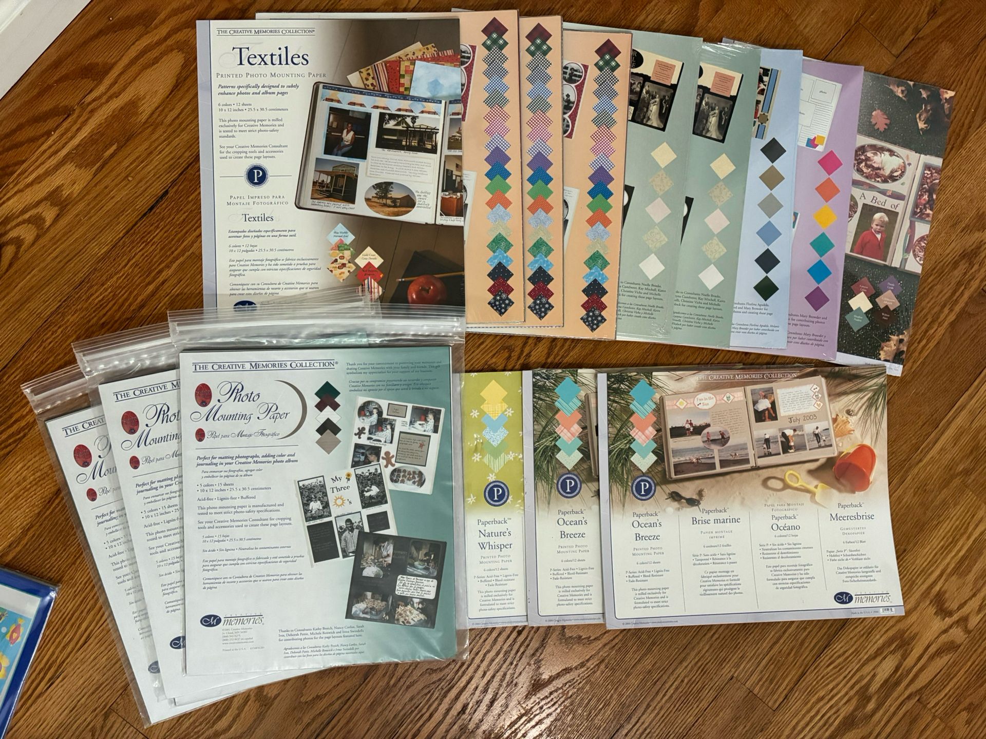 15 Packs Misc Scrapbook Paper