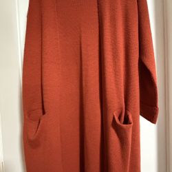 Women ‘s Casual Cardigan with 2 Pockets For Winter 