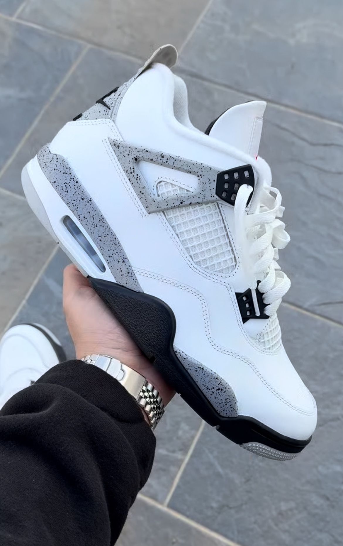 Jordan 4 “White Cement” Size 10.5 And 8 Available