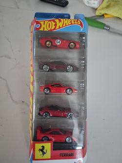 Hot wheels ferrari five pack