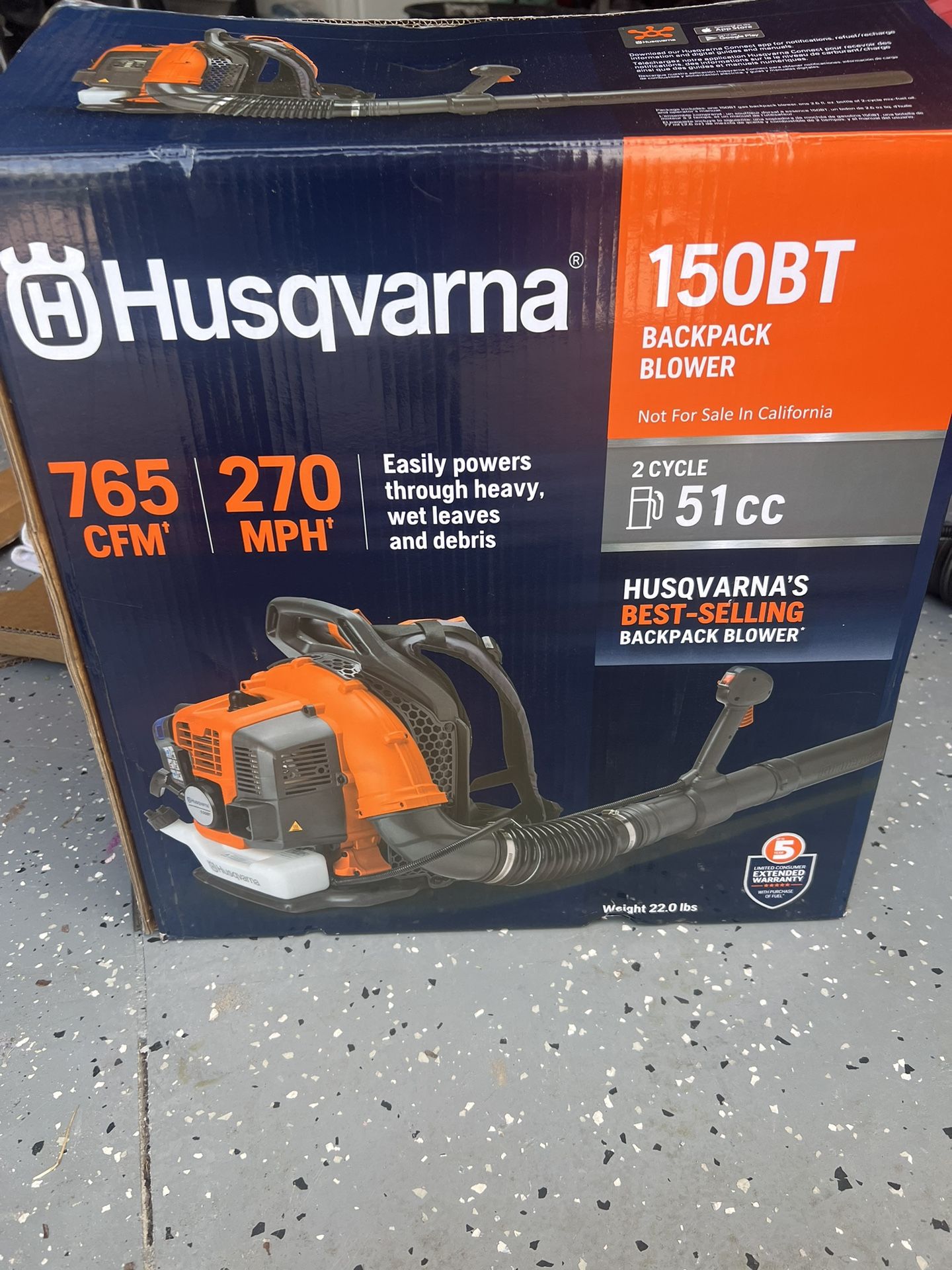 Harqvarna backpack Blower