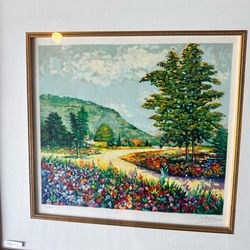 Alex Perez Signed Limited Edition #299/350 – Mountain Garden Landscape