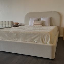 Designer-Style Platform Bed Frame – Twin / Full / Queen / King