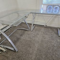 Glass Desk