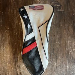 American Flag Driver Golf Club Headcover