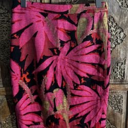 J Crew Floral Pencil Skirt