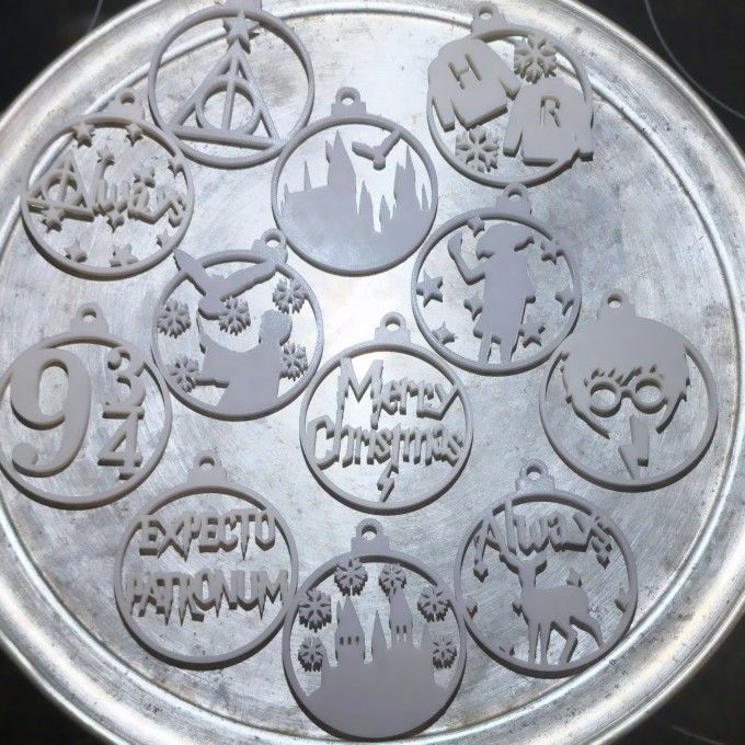 Harry Potter 3dprint Ornaments/Keychain