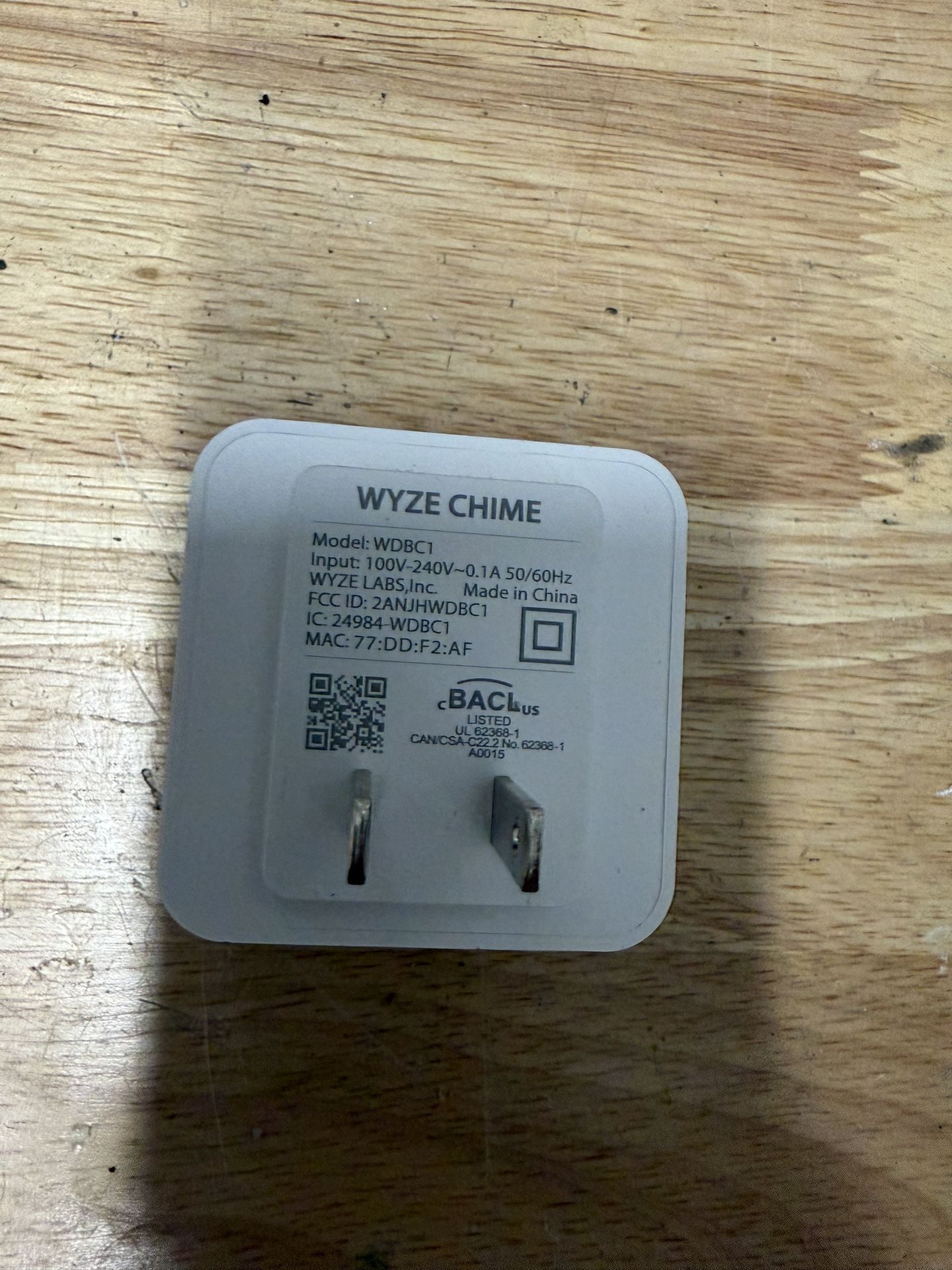 Wyze Doorbell And Chime Box