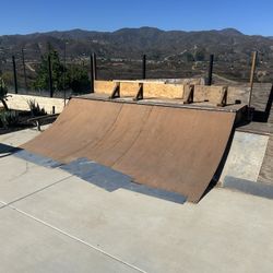 3’ Tall Quarter Pipe 