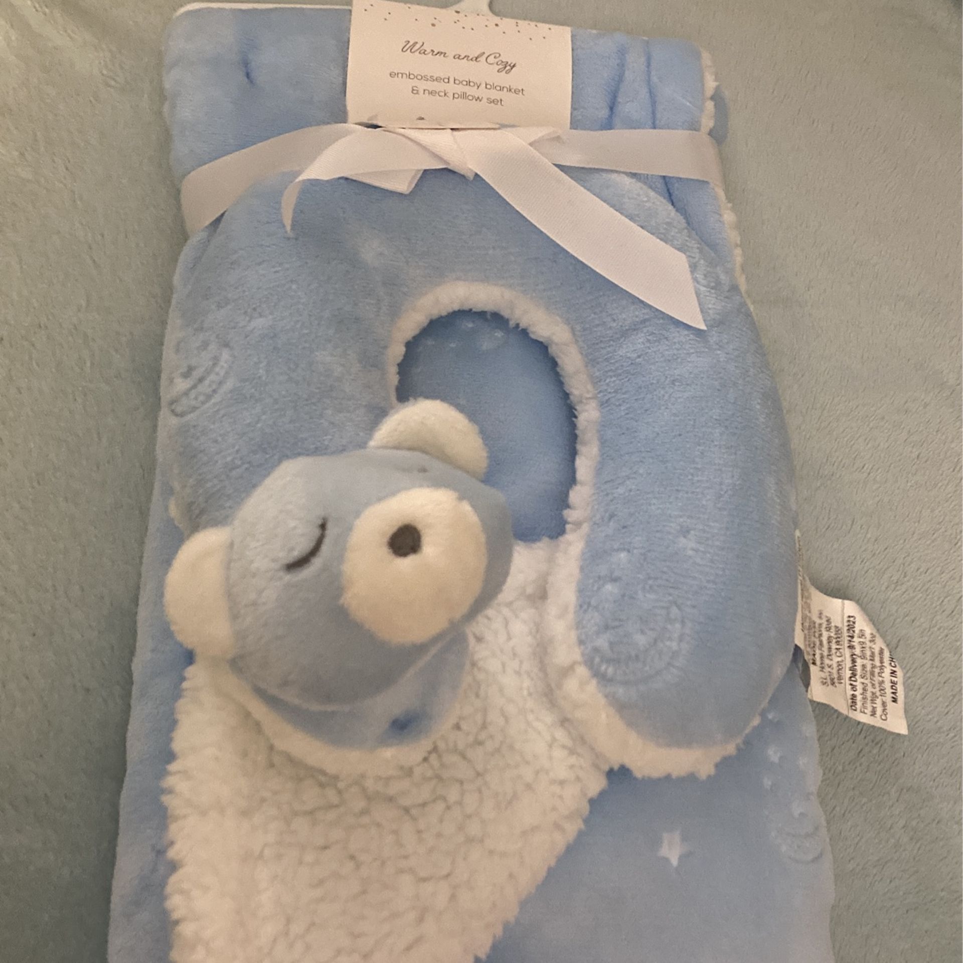Baby Blanket And Neck Pillow