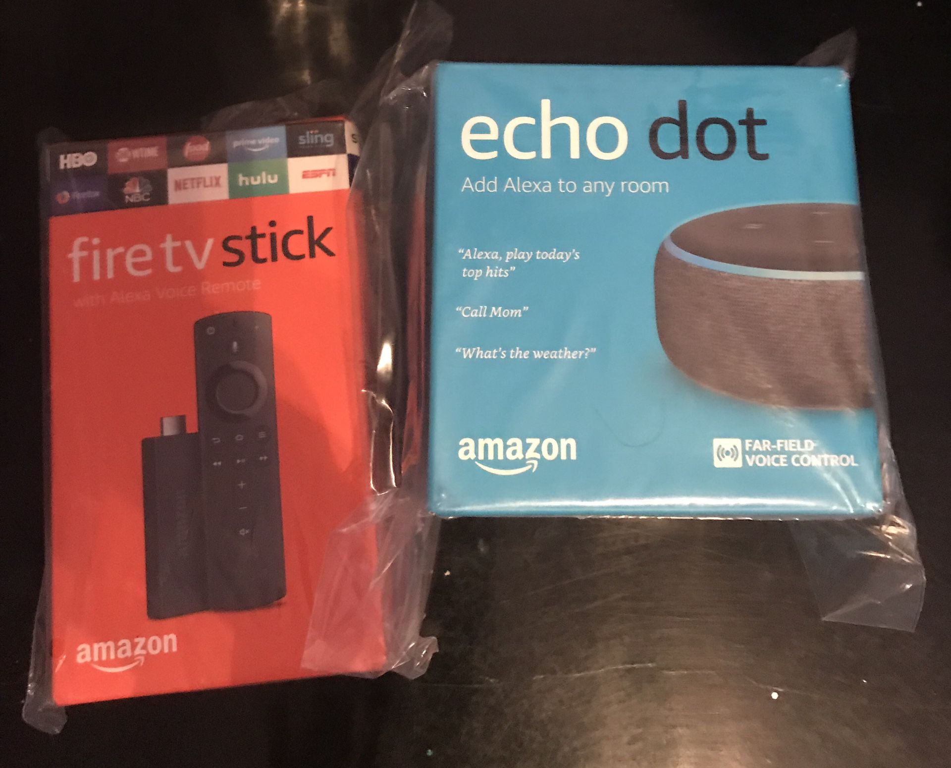 Fire Tv stick +echo dot