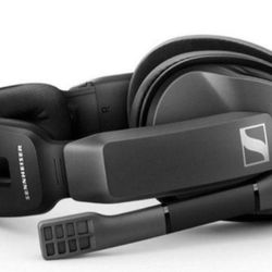 Open Box Sennheiser GSP 370 Over-Ear Wireless Gaming Headset, Low-Latency Bluetooth, Noise-Cancelling Mic, Flip-to-Mute, Audio Presets - PC, Mac, Wind