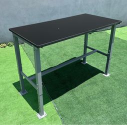 Uline industrial steel Work table workbench adjustable height