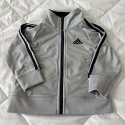 Adidas Boys Jacket Size 12 Months Gray Sports Playground