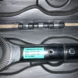 WESTWARD Micrometer Torque Wrench 48.5in Long-Foot Pound - 3/4In Drive