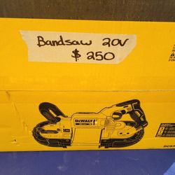 New Dewalt 20V Deep Cut Bandsaw 5" XR Brushless