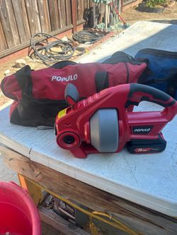 Populo 20V Max Cordless Drain Snake Auger