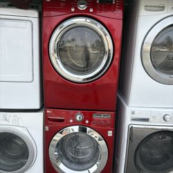 Lg Stackable Washer And Electric Dryer 