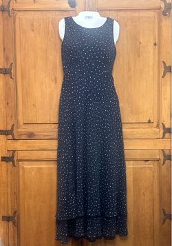 Cynthia Howie Navy Blue Polka Dot size 14