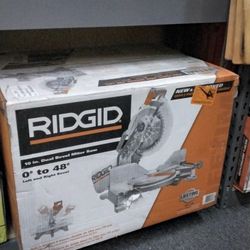 RIDGID 10 IN. DUAL BEVEL MITER SAW