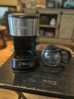 Farberware 5 Cup Coffee Maker Black and Silver