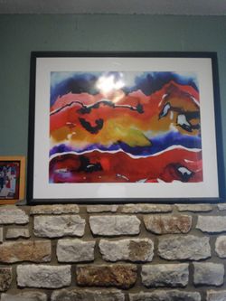 Fine Art With custom Frame