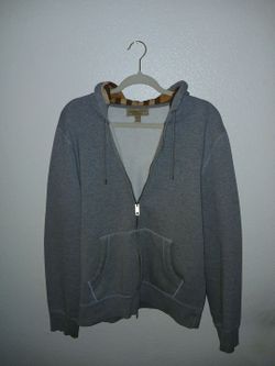 Gray Burberry sweater