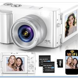 4K Digital Camera for Photography Autofocus