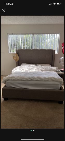 zgallerie Quinn size bed with mattress!