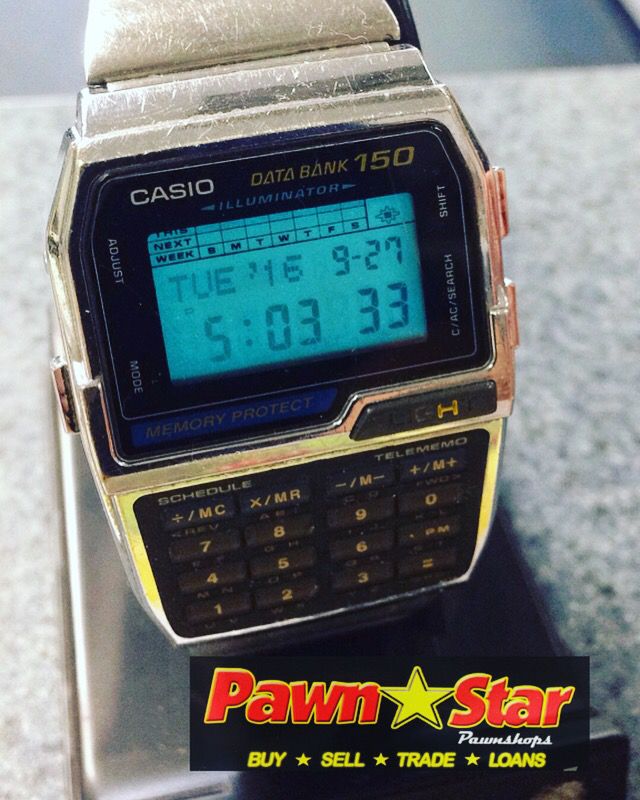 slutpunkt mundstykke talent Vintage Casio databank 150 calculator watch for Sale in New Port Richey, FL  - OfferUp