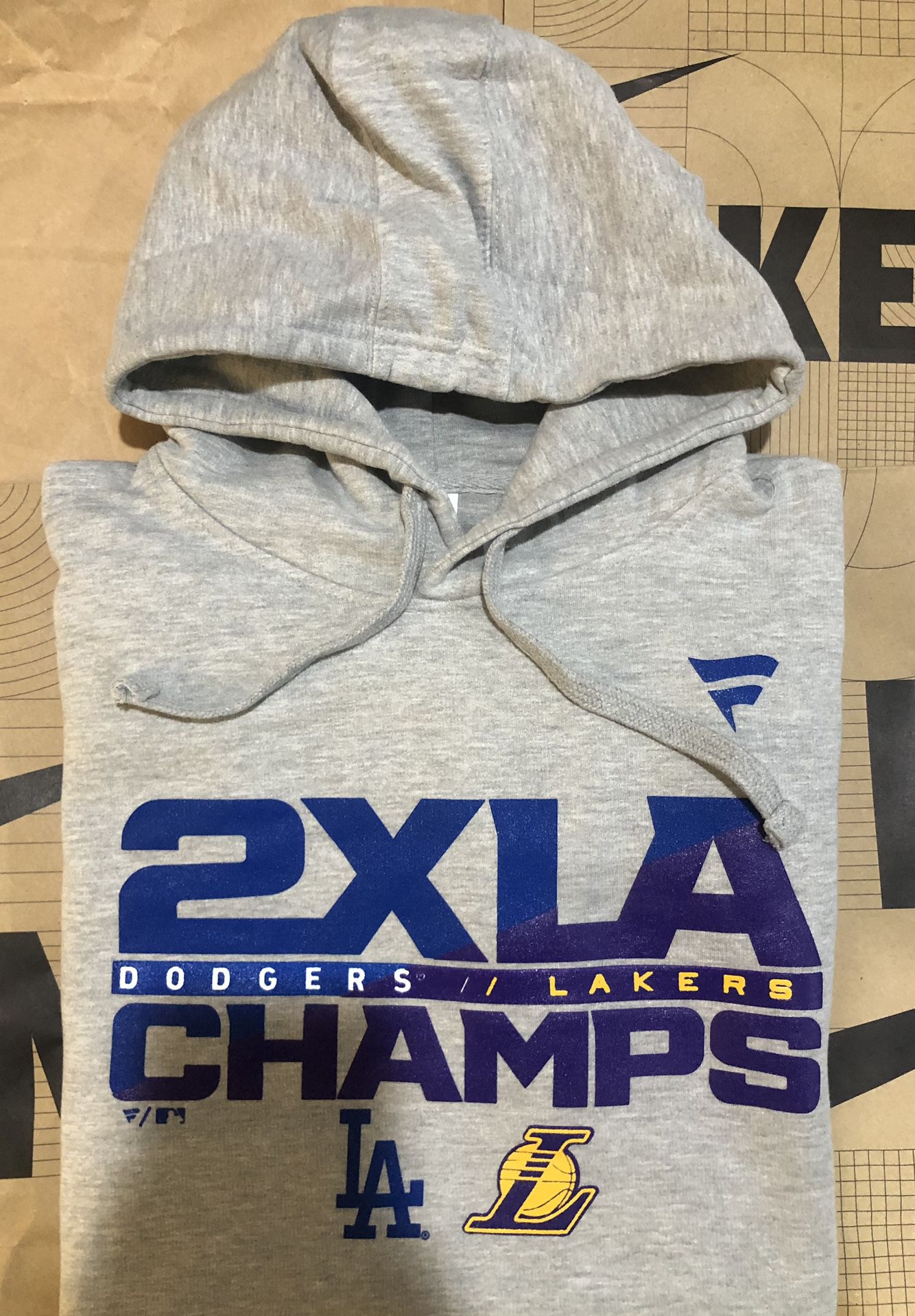 Dodgers Lakers 2X Champs Hoodie Sweater 