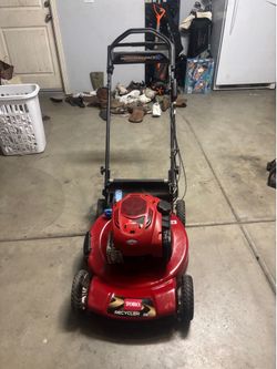 Electric start Torro lawnmower