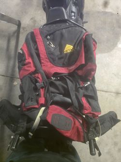 Kelty Trekker Hiking Backpack Red Black