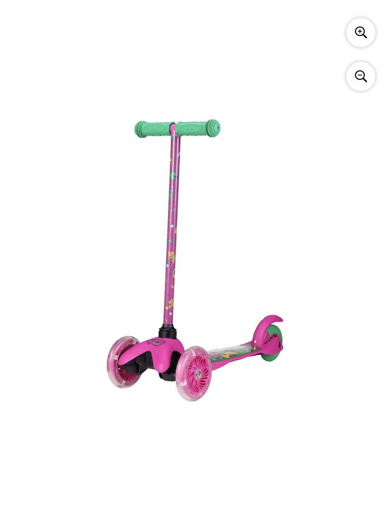 3 Wheel Kick Scooter for Kids 3+,Pink