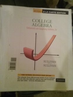 College Algebra text book