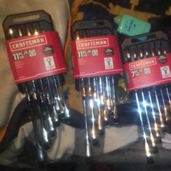 For Sale 3 Craftsman Wrench Sets 