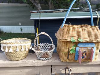Baskets and Angel, all for $20.00