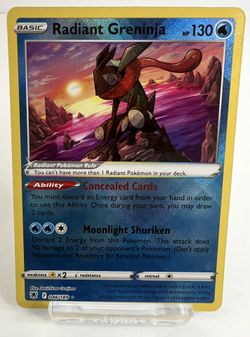 Pokemon Astral Radiance Radiant Greninja Card #046/189 for Sale in  Fullerton, CA - OfferUp
