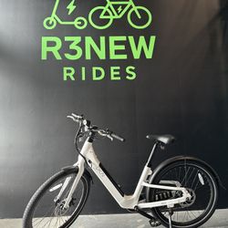 OKAI - Stride Electric Bike w/ 40 Miles Max Operating Range and 25 mph Max Speed - (Step Through)