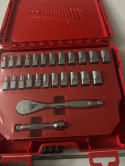 25 piece 1/4 socket set