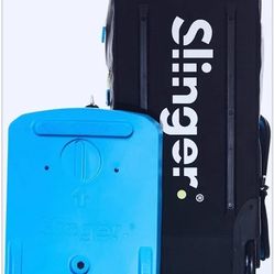 Used Ball Machine Slinger Bag with Remote, Oscillator, Ball tube