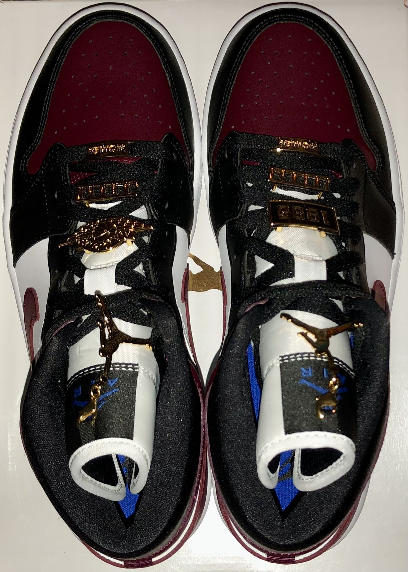 Womens Air Jordan MID SE Black Dark Beetroot size 10 (W), With