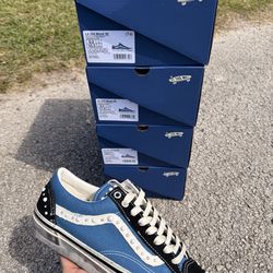 NEW! VANS LX OLD SKOOL 36 PEARLIZED PACK BLACK/NAVY