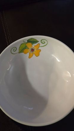 Floral Platter and Dip Bowl