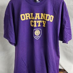 Men's MLS Orlando City SC Short Sleeve Crew Neck T-Shirt Size 2XL Purple
