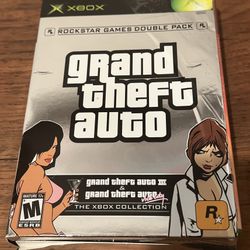 Xbox Rockstar Games Double Pack Grand Theft Auto III & Vice City Video Games